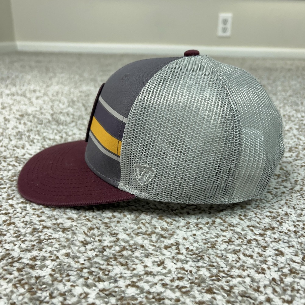 Minnesota Golden Gophers Hat Cap Snap Back One Size Gray NCAA Top Of World Sport - Picture 2 of 7